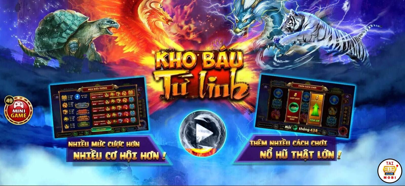 Giới thiệu sơ lược game Kho Báu Tứ Linh tại sân cược Hitclub
