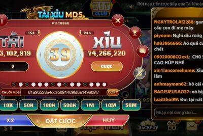 Tài Xỉu MD5 Hitclub – Phiên bản Tài Xỉu đặc biệt thu hút